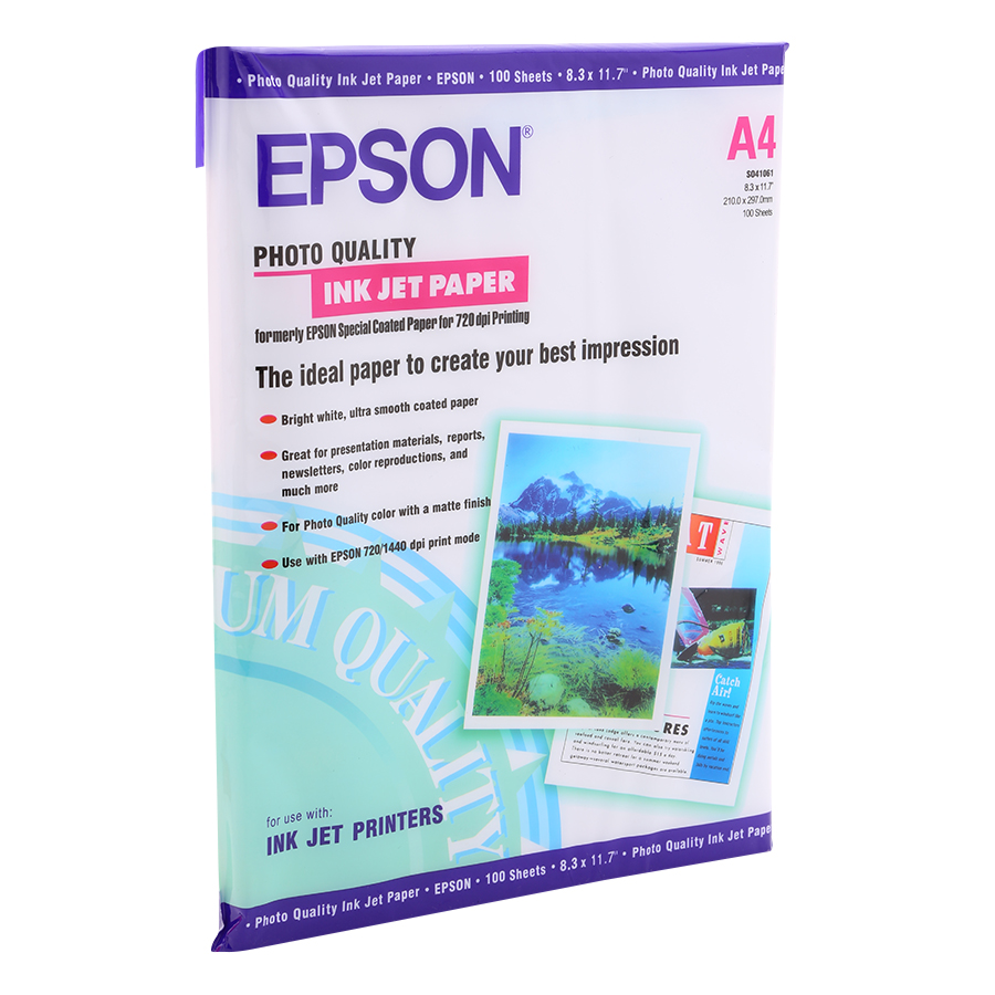 Giấy In Ảnh A4 Epson 1 Mặt 50 Tờ Định Lượng 210Gsm