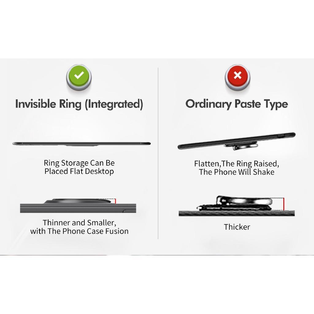 Ốp điện thoại silicone mềm có vòng nhẫn từ tính cho Vivo V11 / V11 Pro / V11i