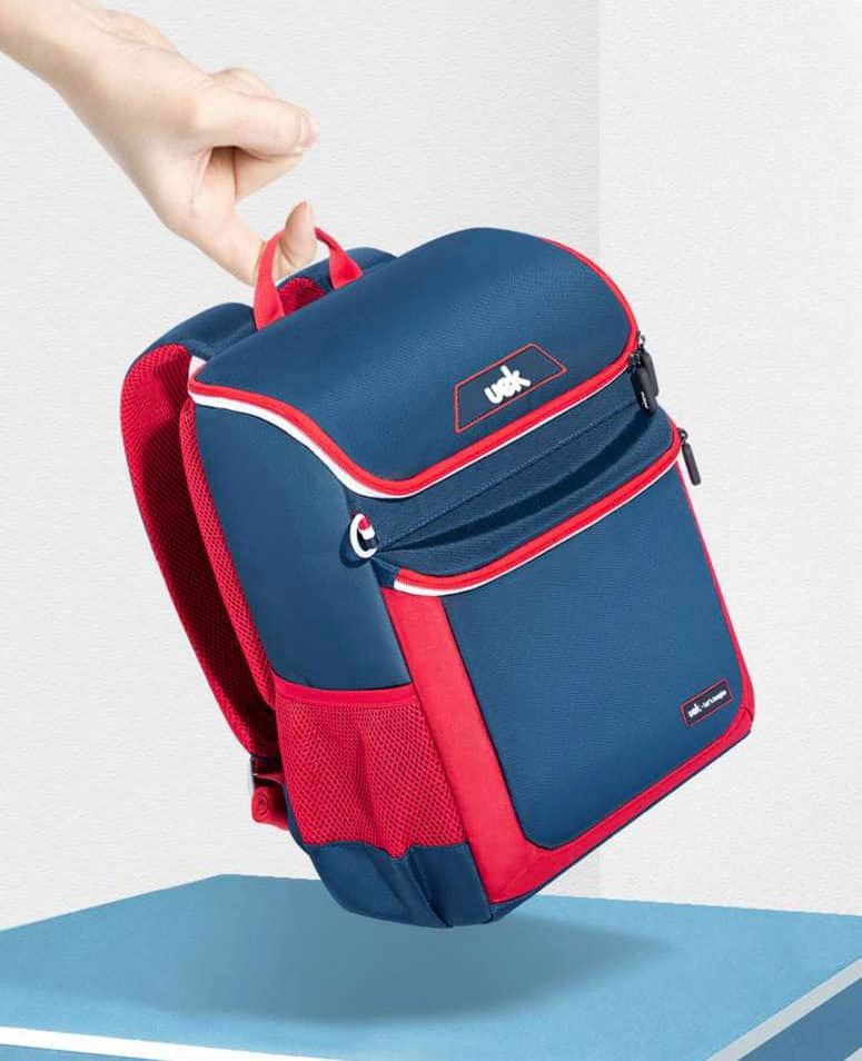 Balo chống gù cao cấp cho bé tiểu học siêu nhẹ, họa tiết đơn giản đẹp bền full box - Leisure