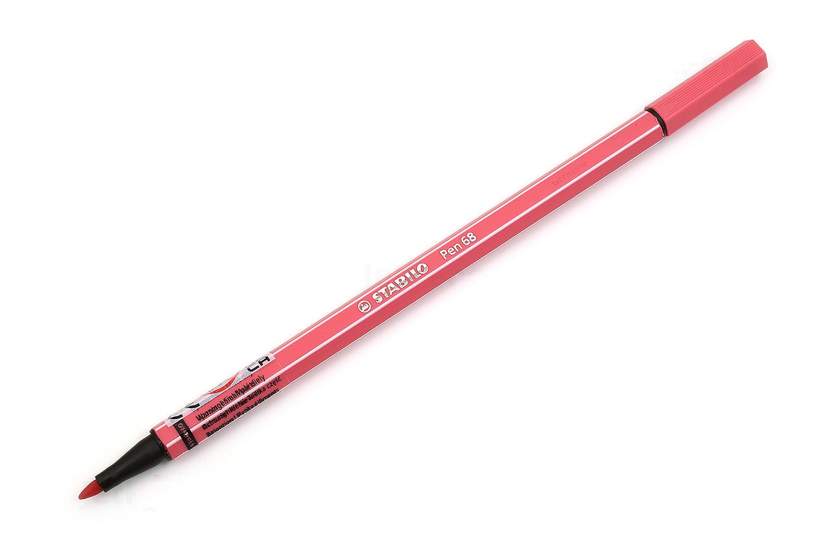 Bút lông màu Stabilo Pen 68 Maker - 1.0mm - Màu hồng dâu (Strawberry Red - 49)