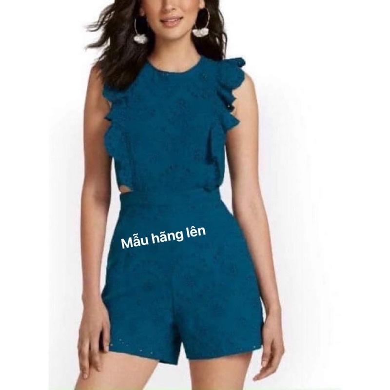 VẢI THÔ THÊU XANH CỔ VỊT ĐẬM