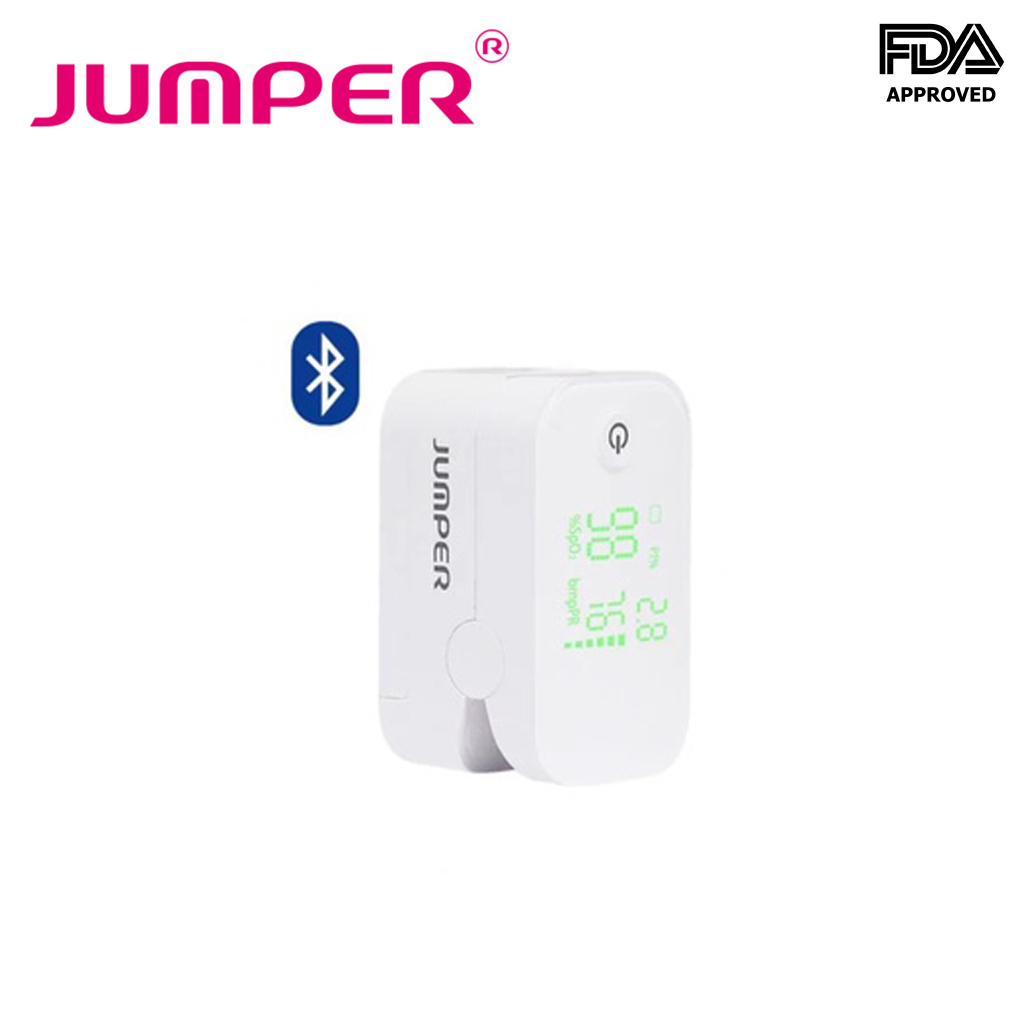 [Thương Hiệu Mỹ - Kết Nối Bluetooth] Máy Đo Nồng Độ Oxy Trong Máu Jumper JPD 500G (Led)