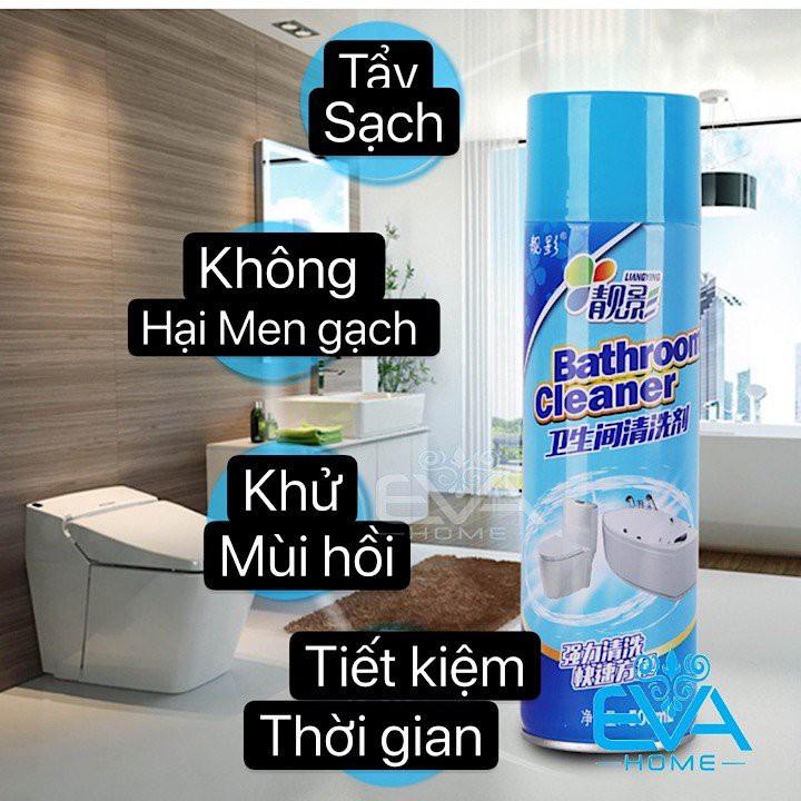 Chai xịt bọt tuyết tẩy rửa vệ sinh nhà tắm Bathroom Cleaner 500ml