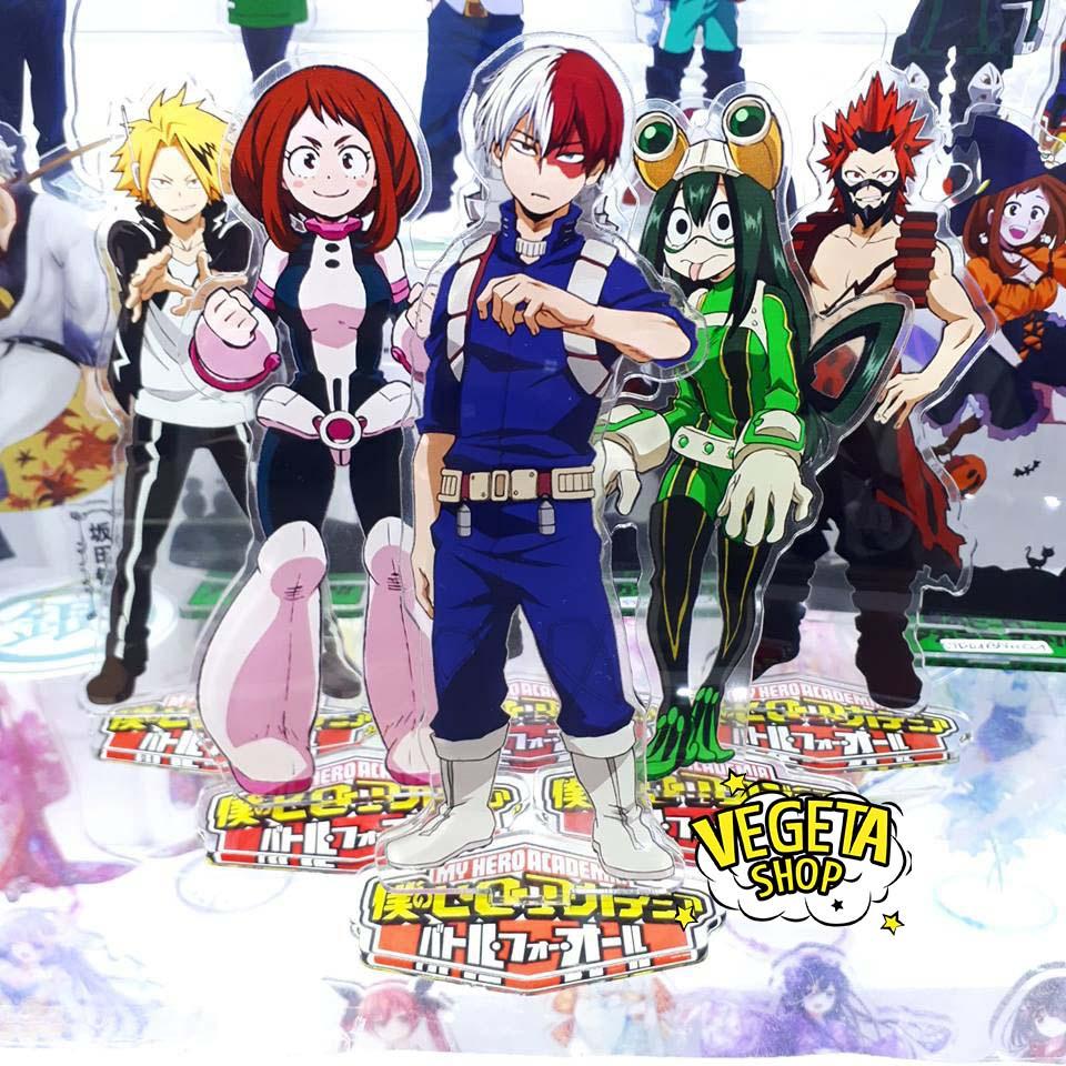 Mô Hình Tượng Standee Acrylic Mica 2 mặt - My Hero Academia Học viện siêu anh hùng - Midoriya Bakugo Todoroki All Might