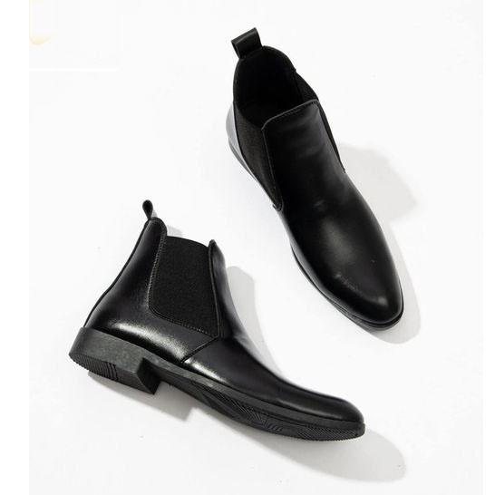 Giày Chelsea Boots nam da cao cấp không nhăn, đã khâu đế GN1071 Manddfashion