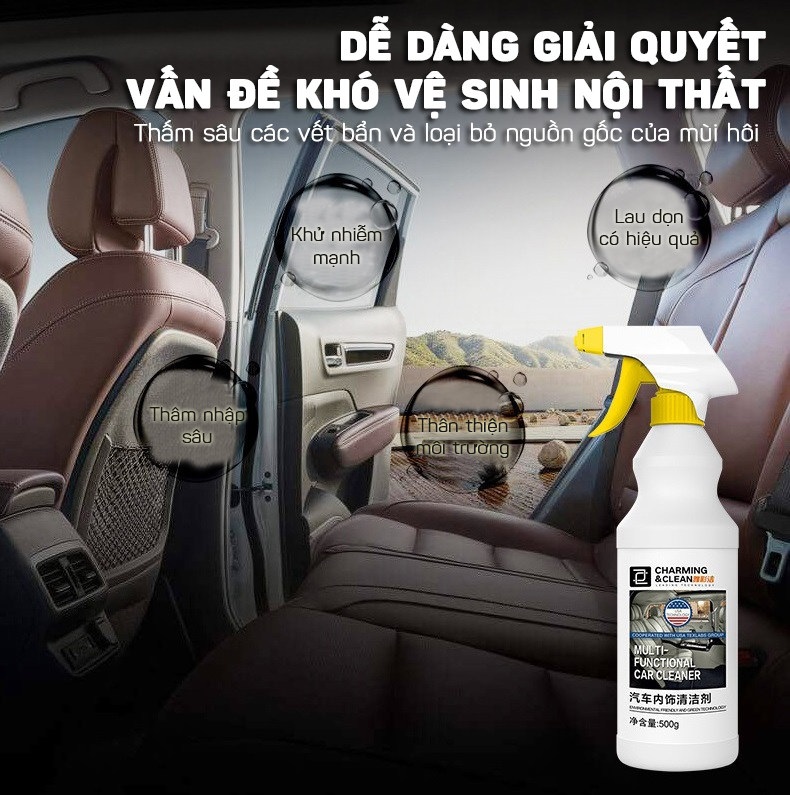 Dung Dịch Làm Sạch Vệ Sinh Nội Thất Chất Liệu Da Trên Ô Tô TEXLABS- Hàng Nhập Khẩu