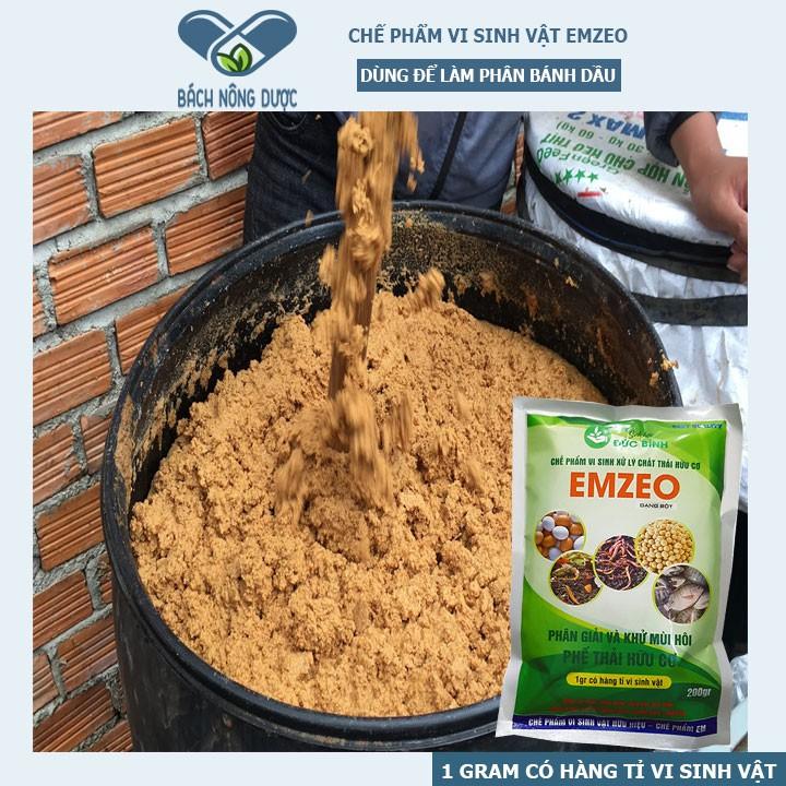 Bộ Đôi 2 Mật Rỉ Đường SFARM và Vi Sinh Emzeo Dùng Để Nuôi Cấy Vi Sinh Ủ Phân Bón, Rác Thải Hữu Cơ, Đậu Nành, Phân Cá