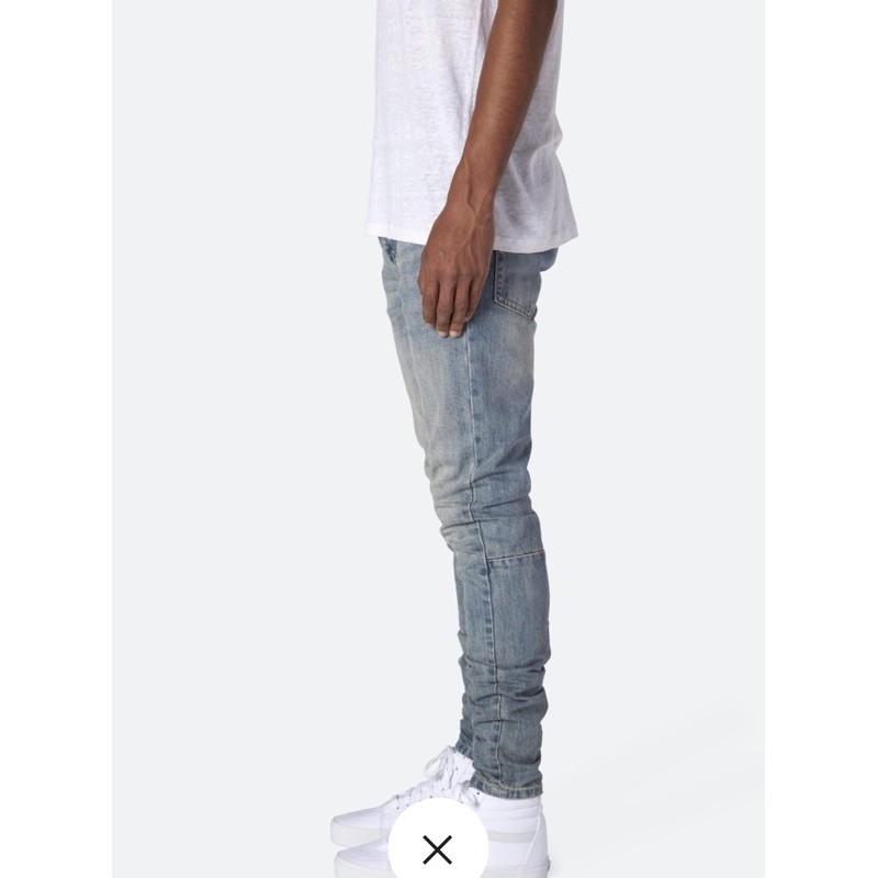 QUẦN JEANS XANH SKINNY TRƠN VẢI XỊN ĐẸP FORM CHUẨN