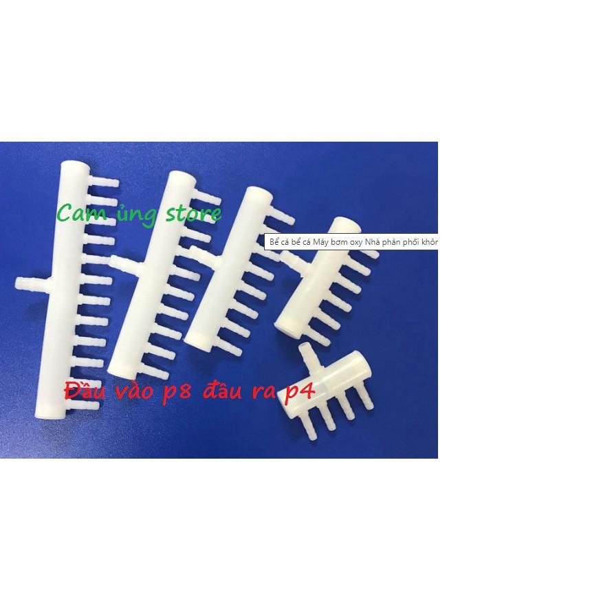 Đầu chia khí oxi thành nhiều đầu- đầu chia oxi 4-6-8-10-12 đầu, Đầu chia sủi khí oxi