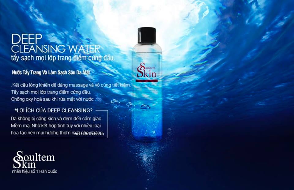 NƯỚC TẨY TRANG - SOULTEM SKIN DEEP CLEANSING WATER