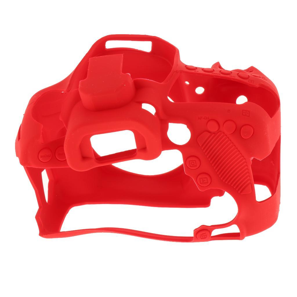 Silicone Camera Case Full Body Protective Cover for 80D