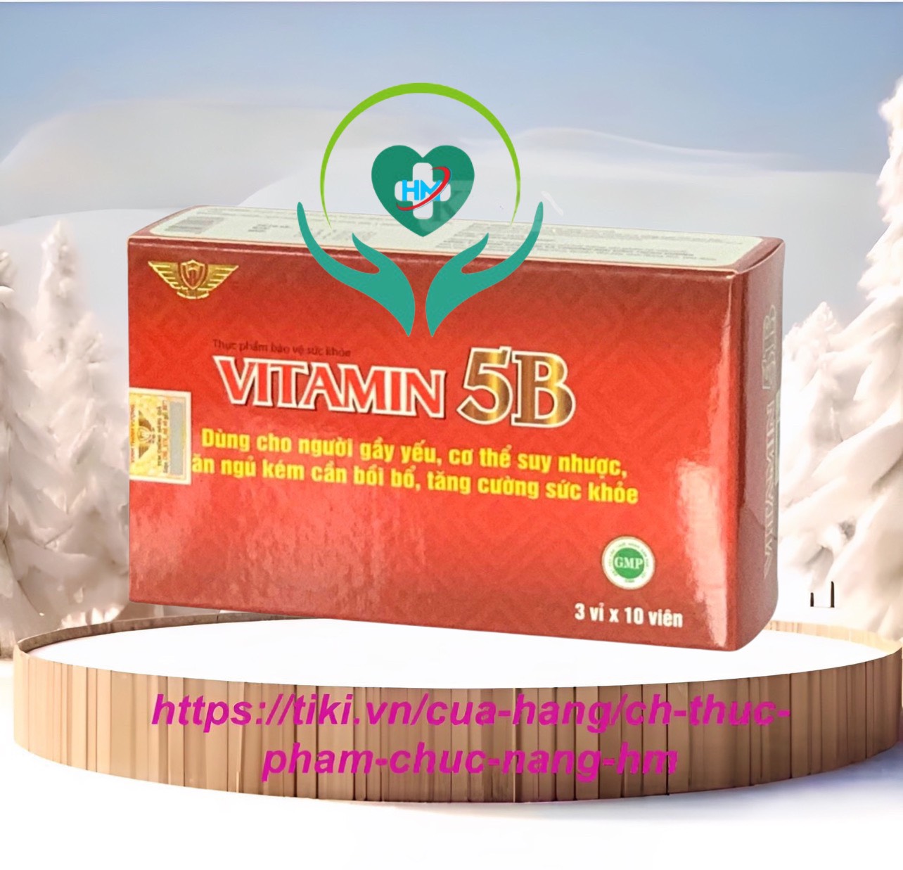 Viên uống Vitamin 5B Vinh Thịnh Vượng VV, hộp 30v, bồi bổ sức khoẻ, hỗ trợ các trường hợp kém ăn, mất ngủ, suy nhược