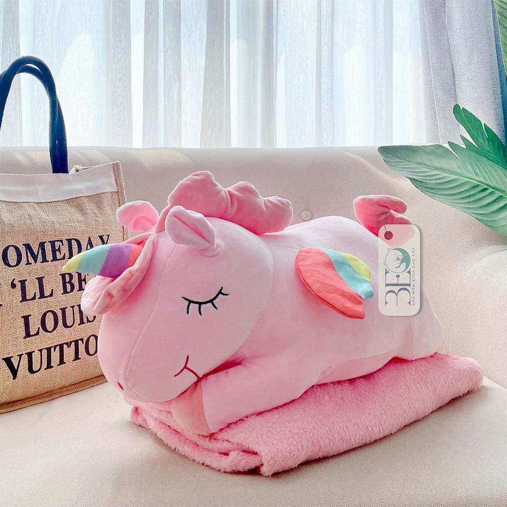 Gối Mền Kỳ Lân Unicorn Cao Cấp 3 Trong 1 SOCute