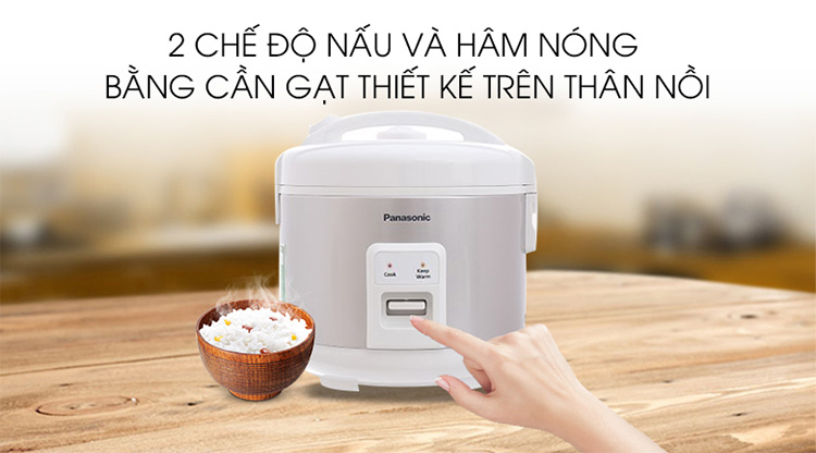 Nồi cơm điện nắp gài Panasonic PANC-SR-MVN107LRA (1L) - Hàng Chính Hãng