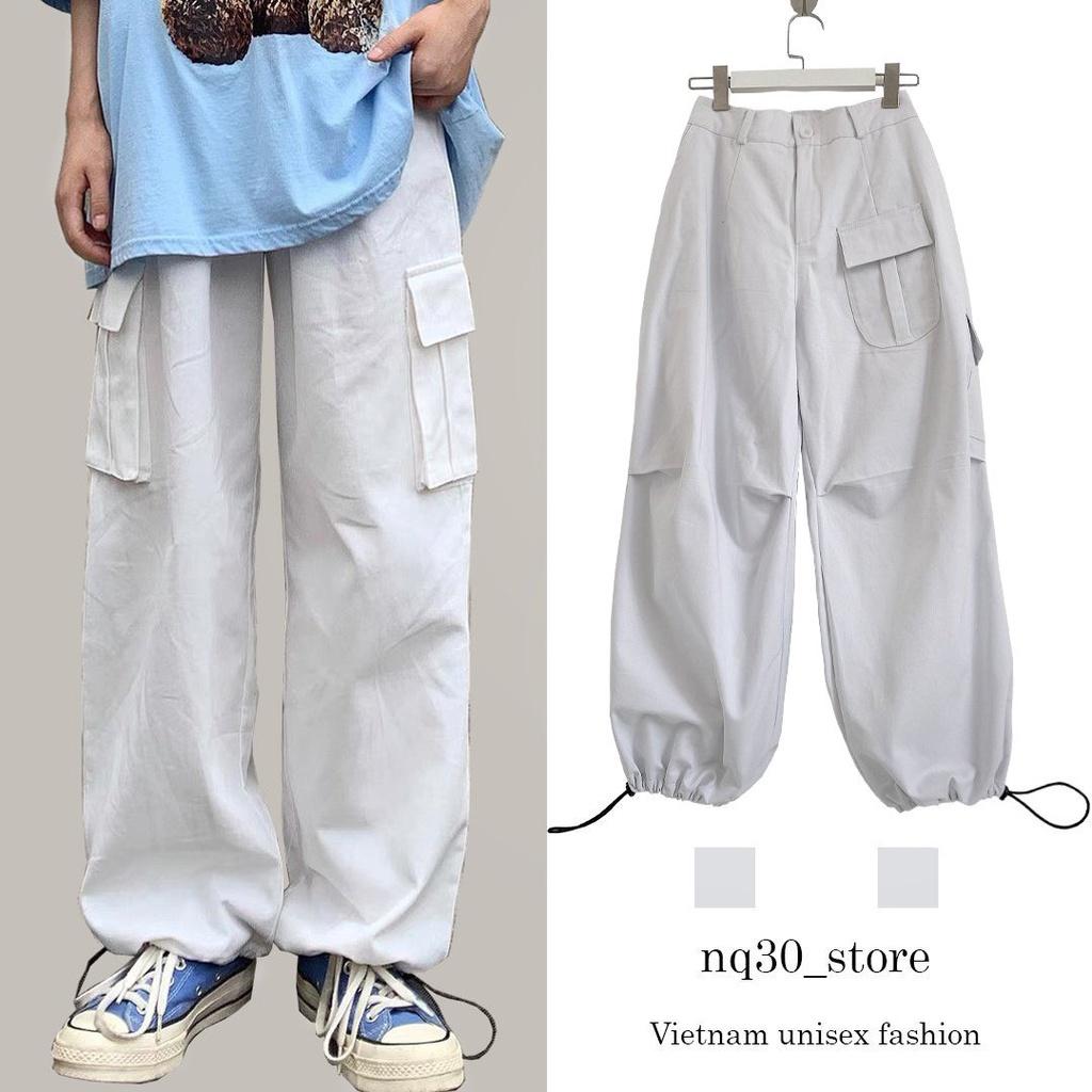 Quần Jogger Túi Hộp Form Rộng Nam Nữ Unisex