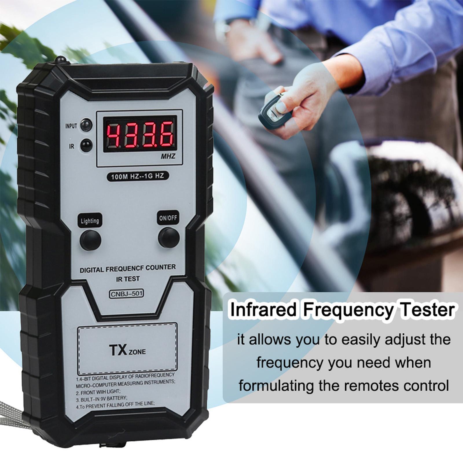 Car Remote Key Infrared Frequency Tester Auto Parts Portable Test Instrument