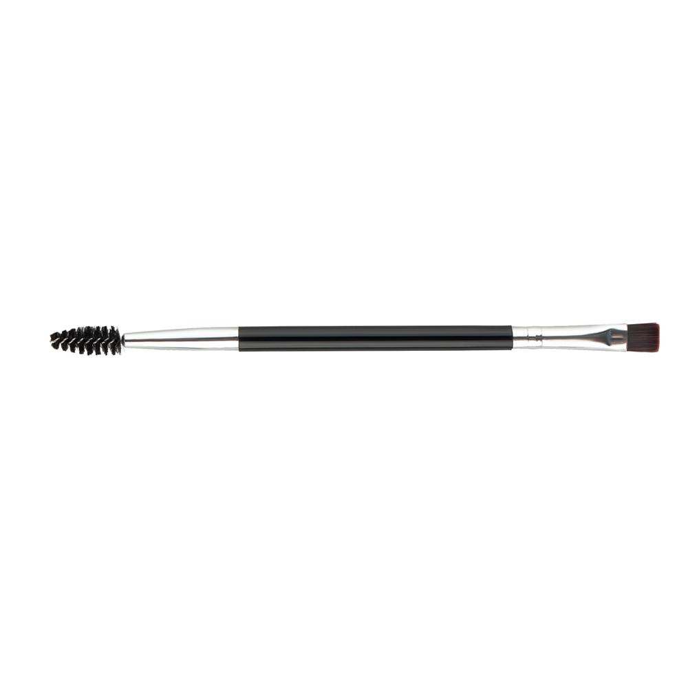 1PCS Makeup Wooden Handle Double Ended Eyebrow Brush + Eyelash Comb