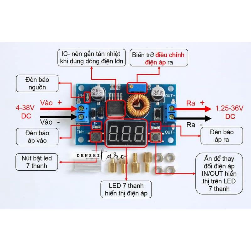 Mạch giảm áp DC XL4015