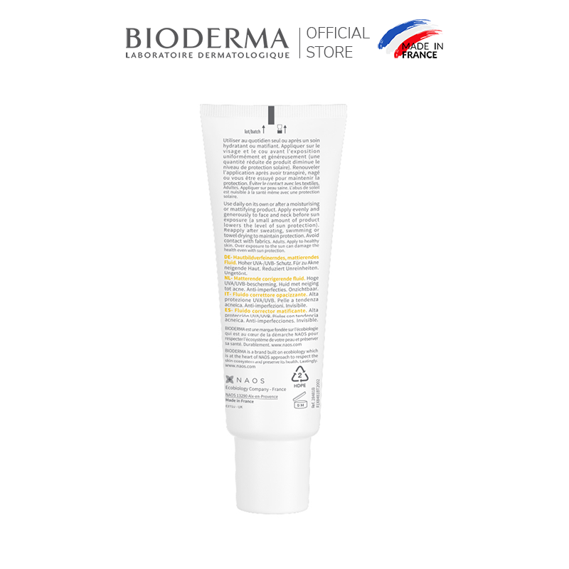 Kem Chống Nắng Da Dầu Bioderma Photoderm AKN Mat SPF 30 (40ml)