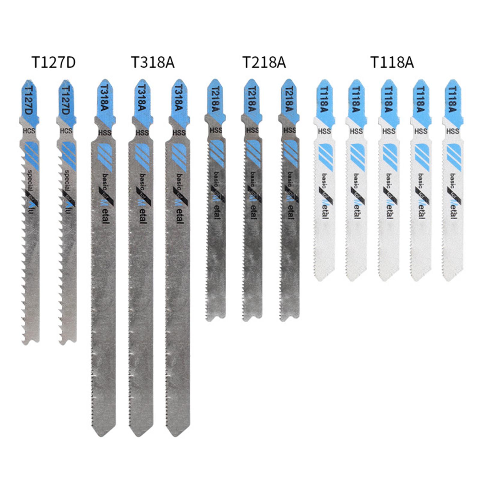 48Pack Various Jigsaw Blades Set Jig Saw Blade for Woodworking Cutter Kit