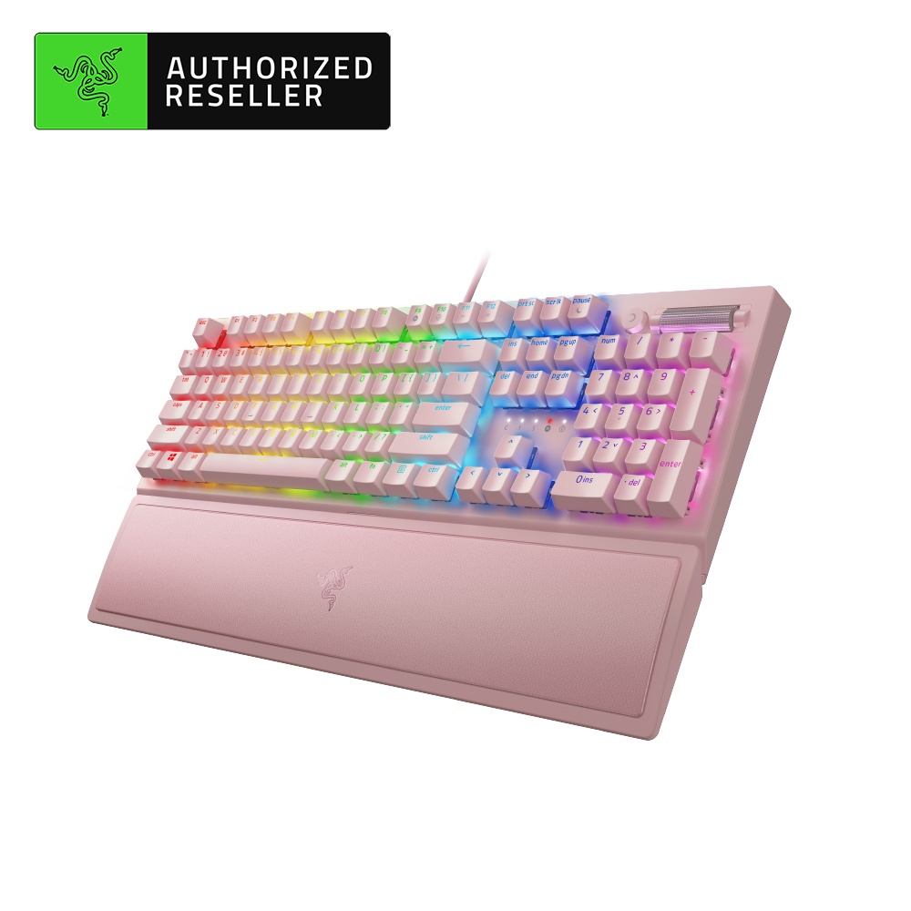 Razer BlackWidow V3 Bàn phím cơ chơi game với Razer Chroma RGB (THẠCH ANH) Hàng nhập khẩu