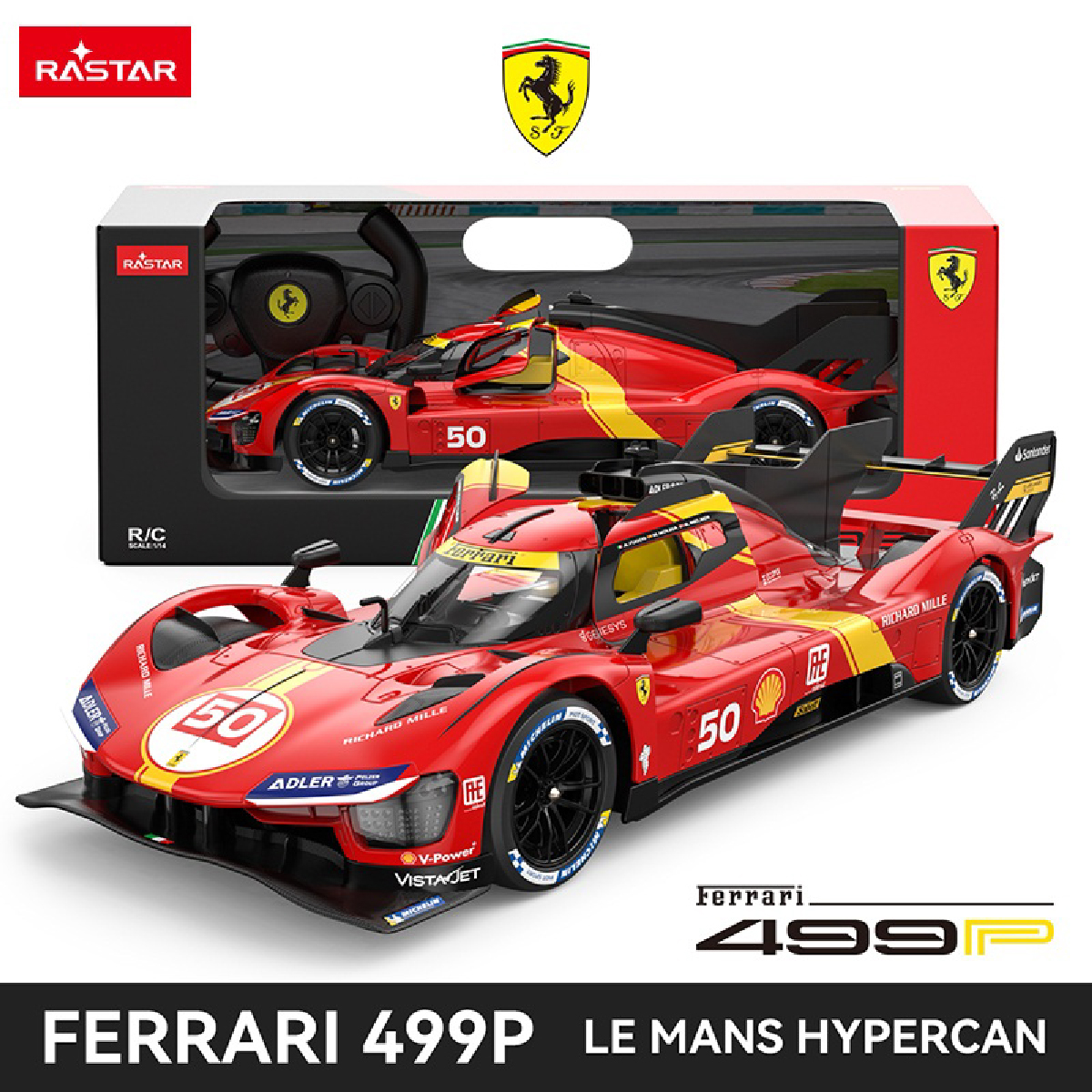 Đồ Chơi Xe Điều Khiển 1:14 Ferrari 499P RASTAR R10110 