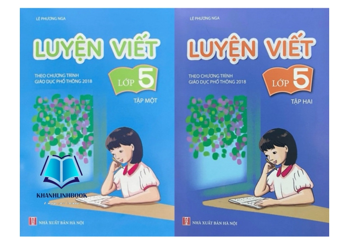 Sách -(Combo 2 Tập ) Luyện viết lớp 5 ( Theo chương trình giáo dục phổ thông 2018 )
