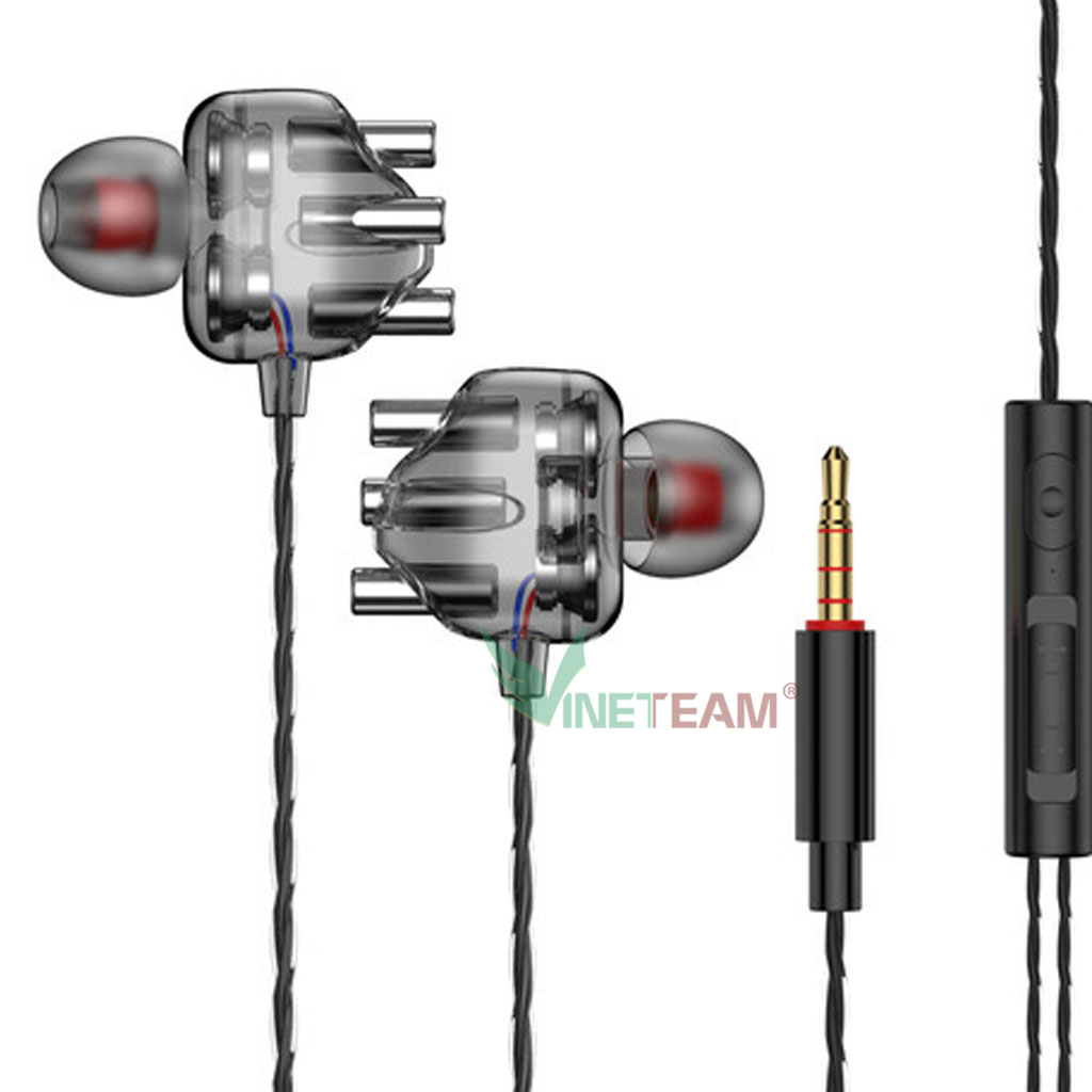 Tai Nghe Chống Ồn Có Dây VINETTEAM A6 Premium BASS 2022 Thế Hệ Mới, Giải Trí, Chơi Game Dùng Cho Cả Điện Thoại, Máy Tính - Hàng Chính Hãng