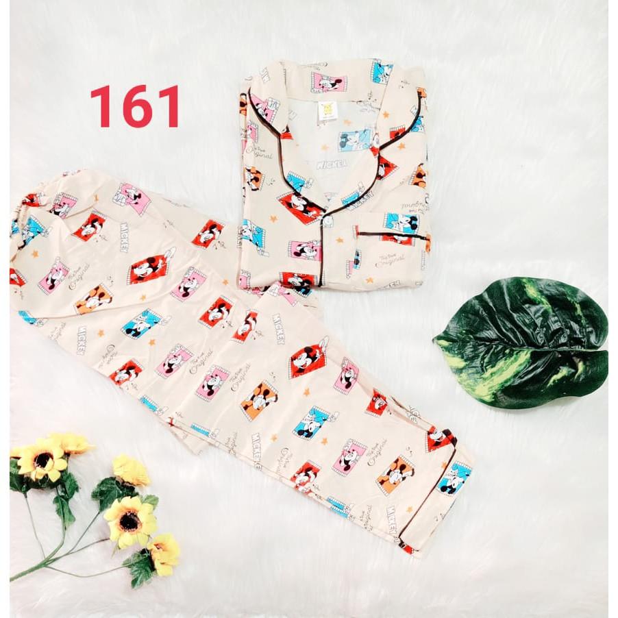 Bộ Pijama kate thái loại 1 quần dài - ẢNH THẬT