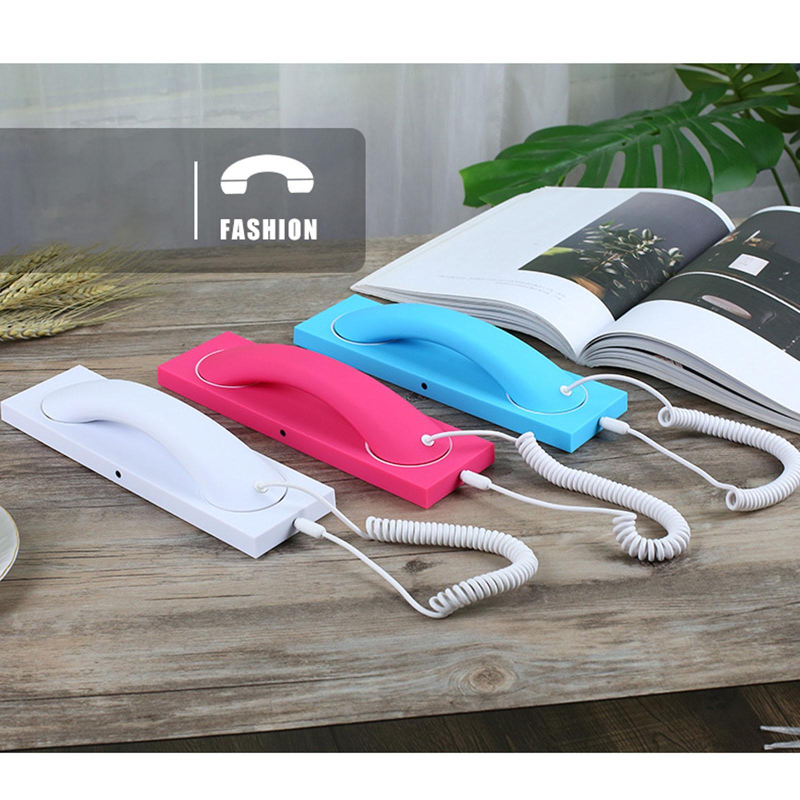 Retro Phone Handset Headset Comfortable Call Fashion for iPhone Smartphones