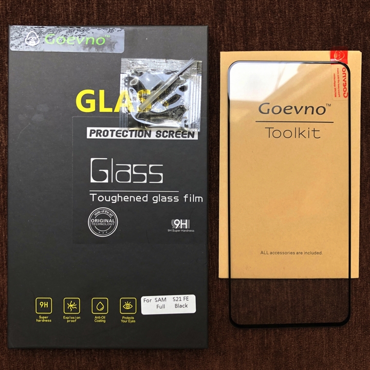 Cường lực full dành cho Samsung S21 FE - Hàng nhập khẩu Goevno