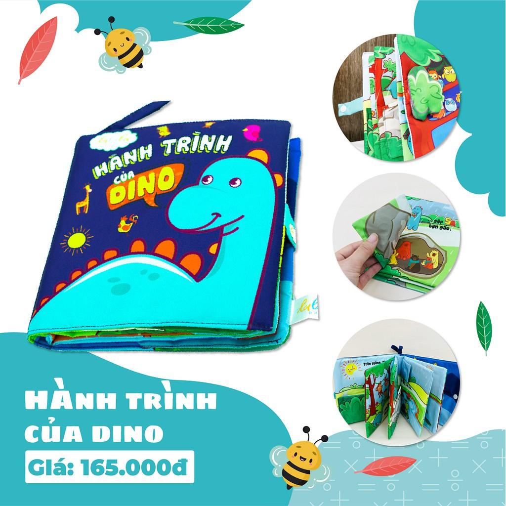 Sách vải cho bé - Hành trình của Dino - Made in Vietnam