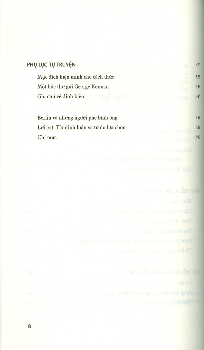 Tất Định Luận Và Tự Do Lựa Chọn (Bản bìa mềm) - Isaiah Berlin