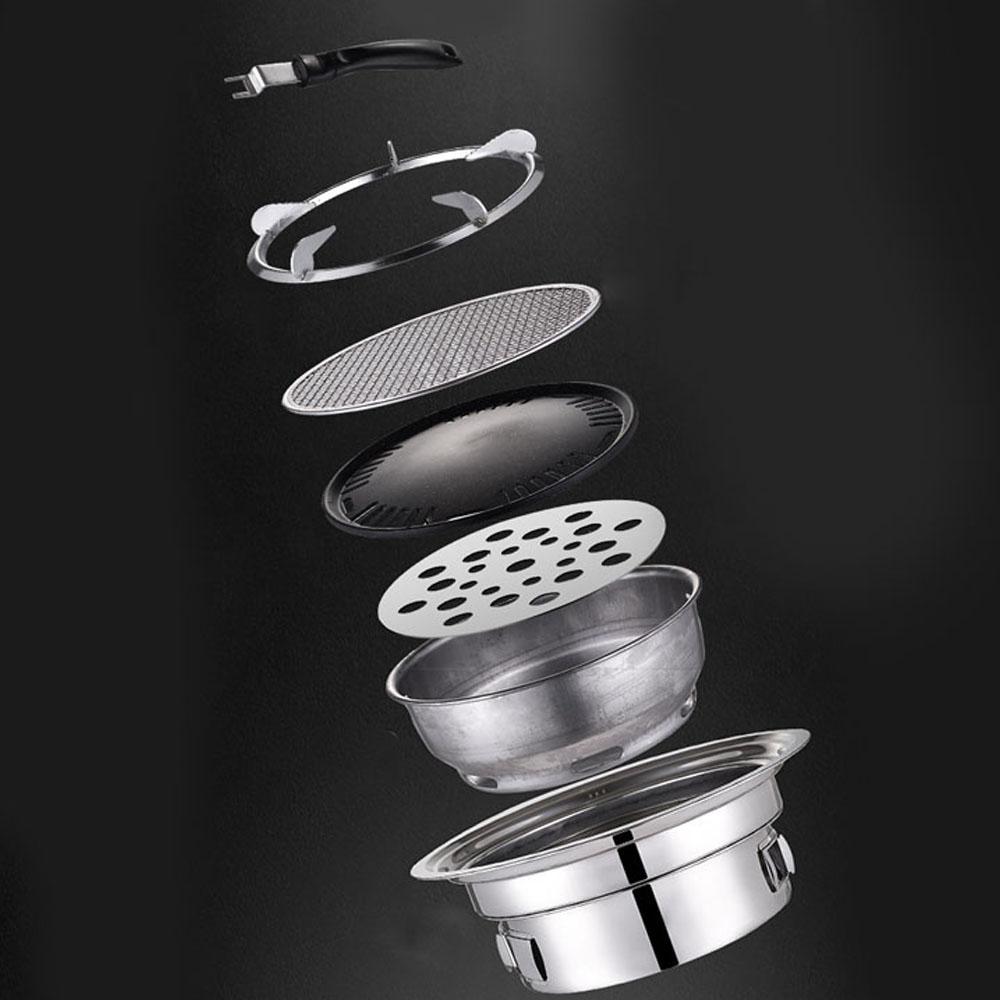 Lò nướng than bằng thép không gỉ