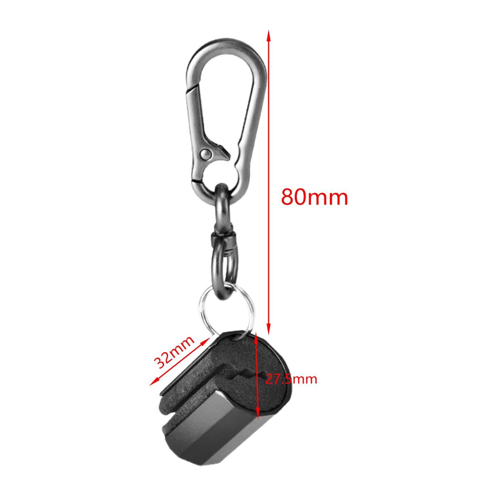 Fishing Rod Holder Portable Hanging Rod Clamp with Keychain Fishing Rod Clip