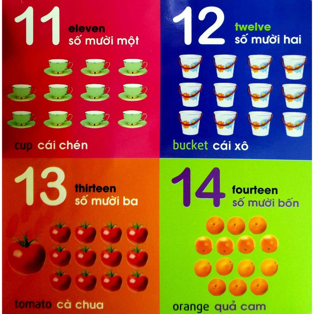 Sách: 101 First Words: Numbers - Shapes - Colours / 101 Từ Đầu Tiên: Chữ Số - Hình Dạng - Màu Sắc ( Tái bản)