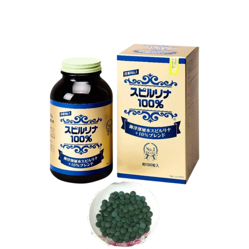 Tảo viên Spirulina vùng biển nước sâu 1500 viên