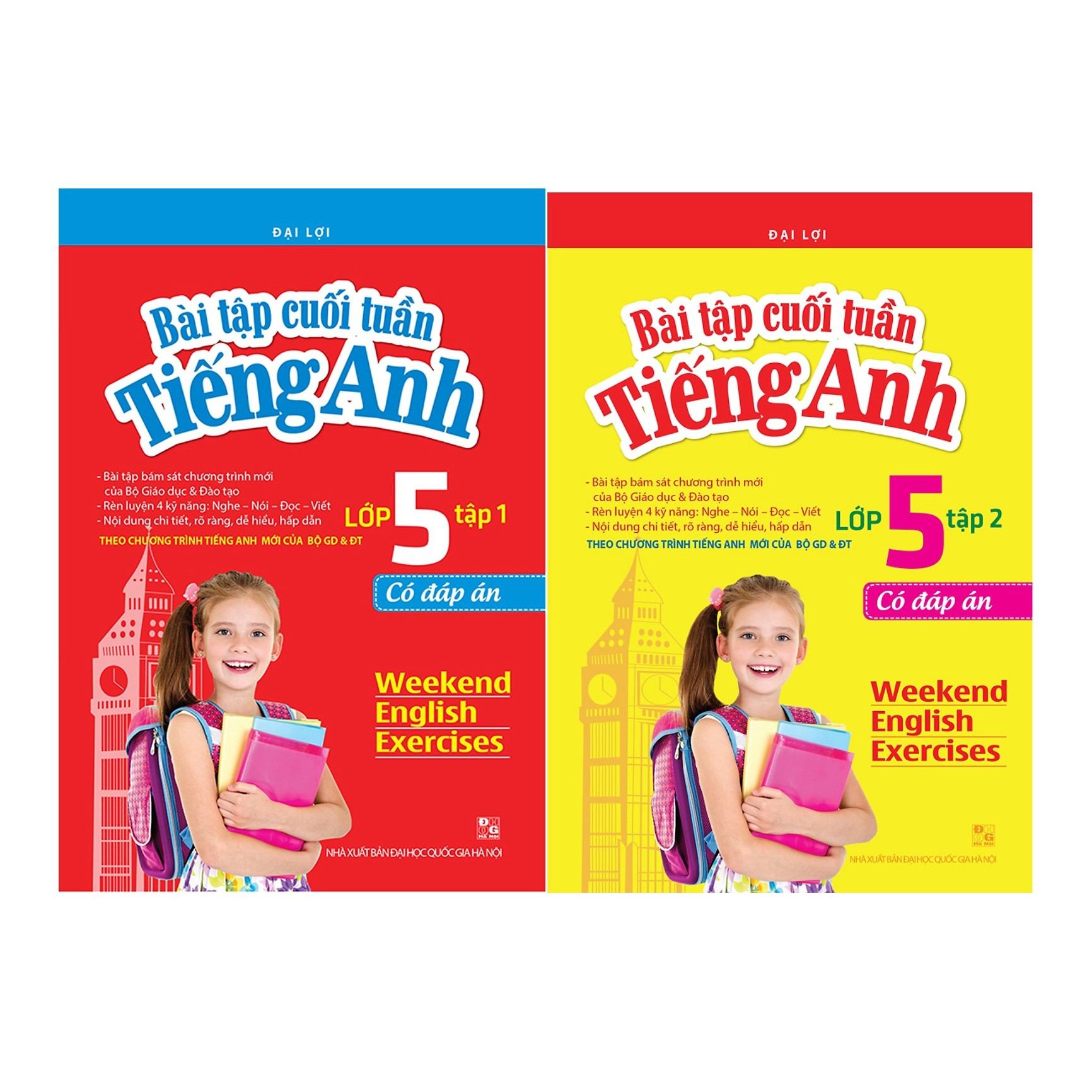 Bài Tập Cuối Tuần Tiếng Anh Lớp 5 2 Tập - Có Đáp Án
