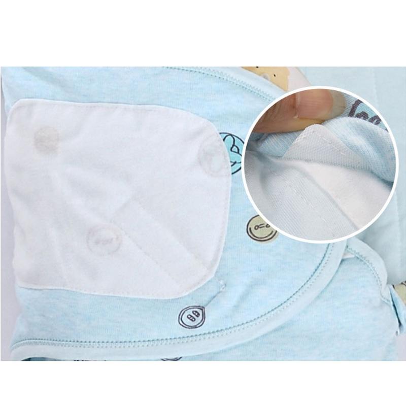 Sơ Sinh Chăn Đầm Cotton Mùa Đông Ấm Túi Ngủ Xe Đẩy Cho Bé Bọc