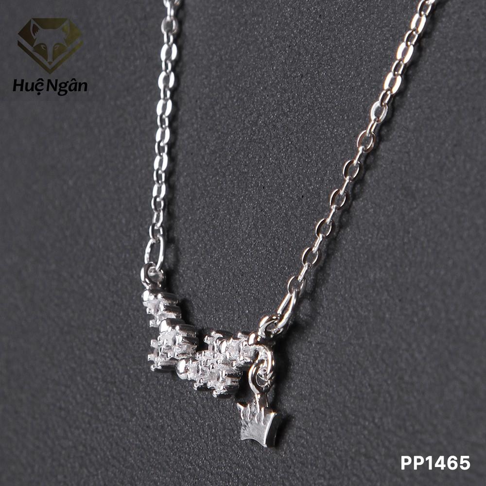 Dây chuyền bạc Ý 925 Huệ Ngân - Nhành hoa PP1465