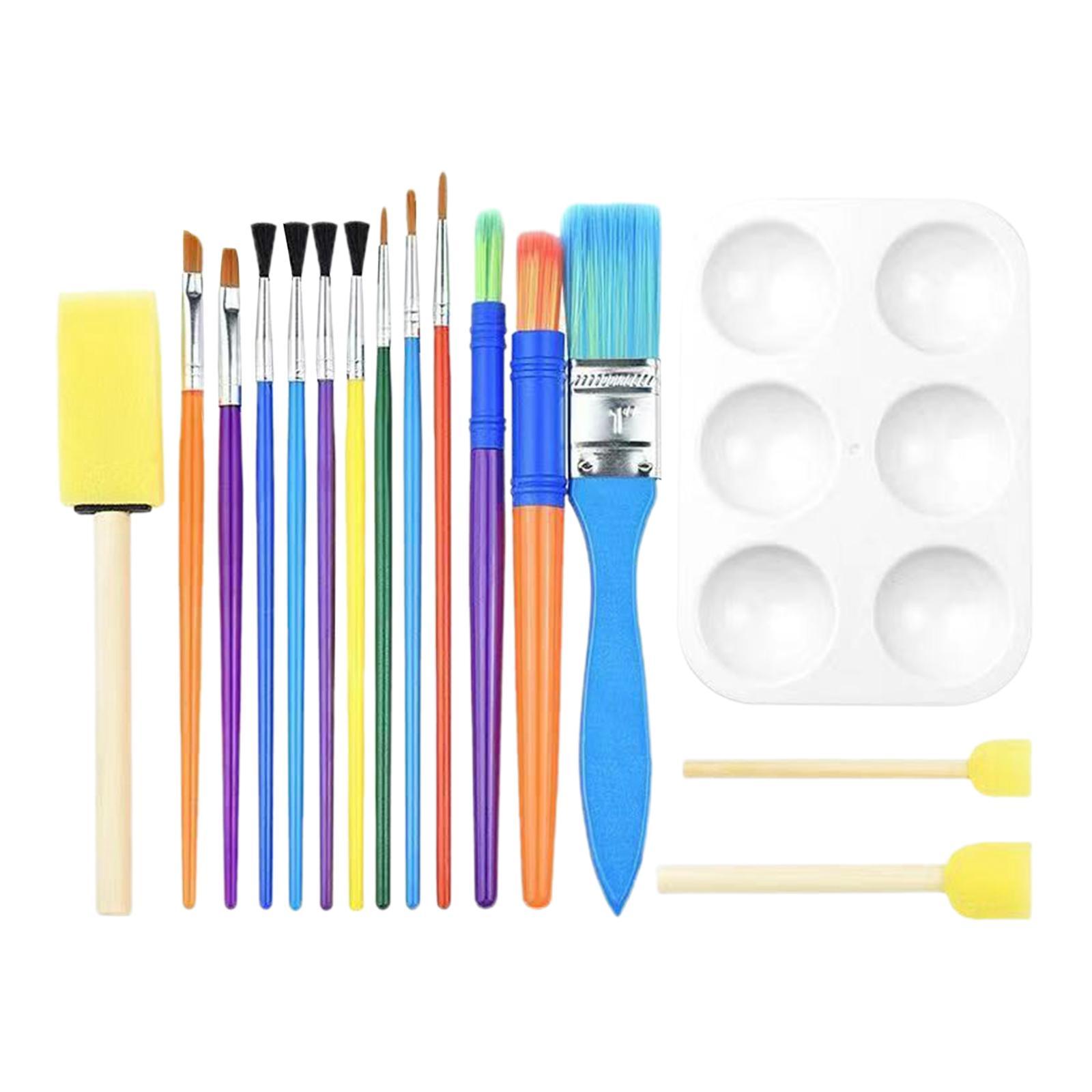 Paint Brushes with Supplies for Painting Canvas DIY Crafts