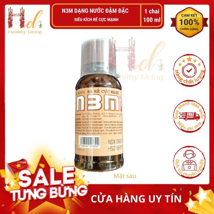 Phân Bón Ra Rễ Cực Mạnh N3M Dạng Nước Chai 100 mL