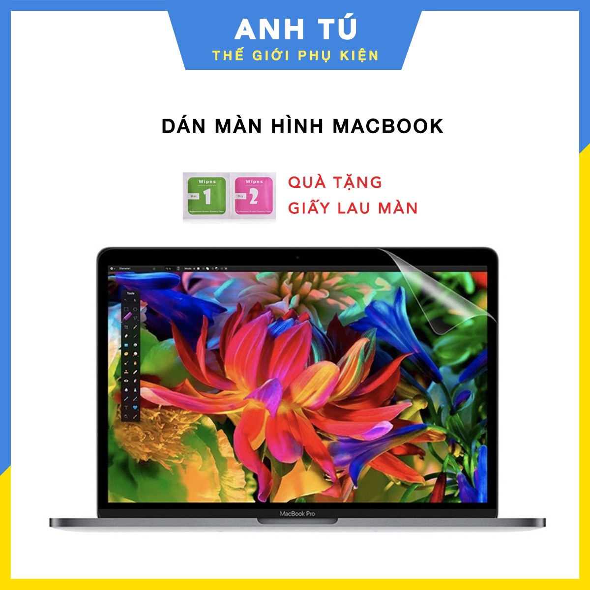 Dán màn hình Macbook đủ dòng - Tấm Dán Màn hình HD dành cho Macbook