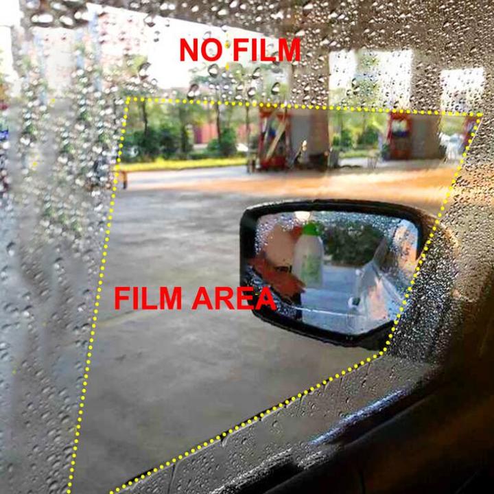 Bộ 2 miếng dán chống đọng nước kính hông ô tô, xe hơi