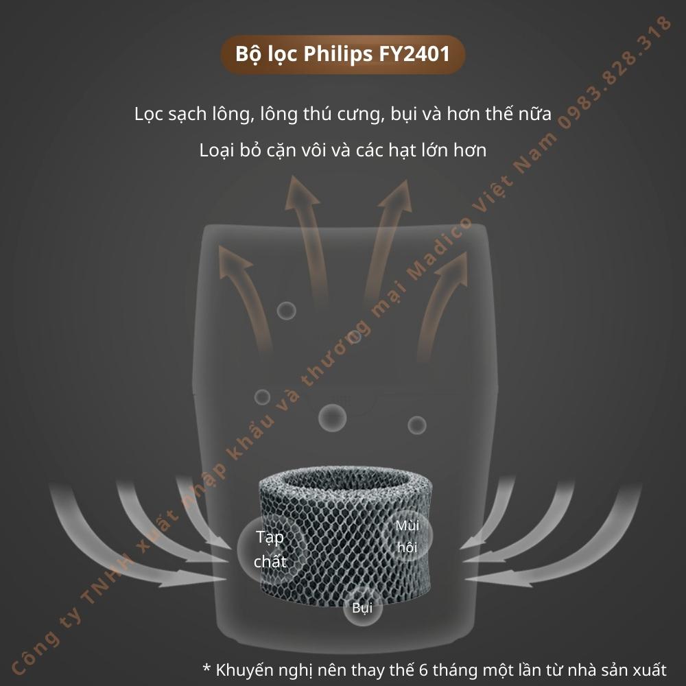 Máy tạo độ ẩm Philips làm ẩm không khí phòng đa năng hiển thị đèn led HU4803 - Hàng nhập khẩu