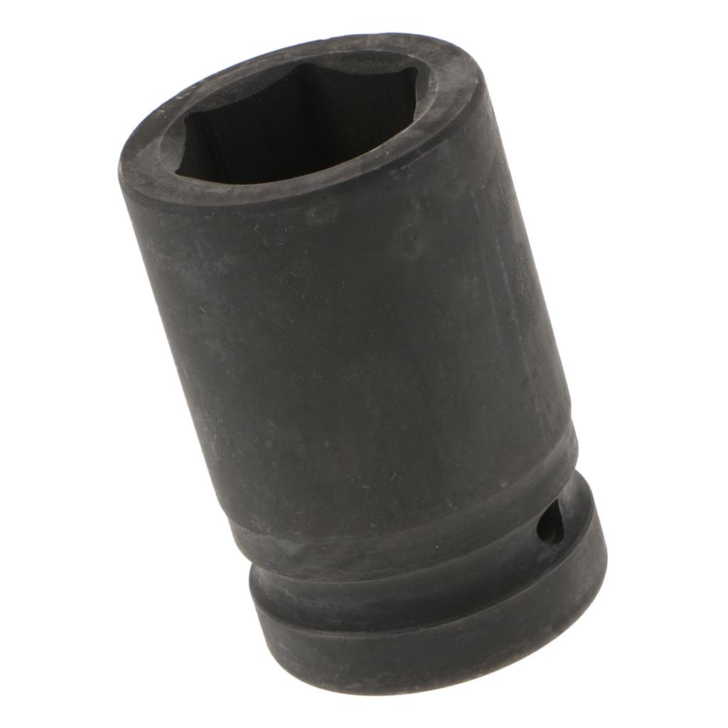 2pcs 6 Point 1 Inch Square Drive Deep Impact Socket Hand Ratchet Air Wrench