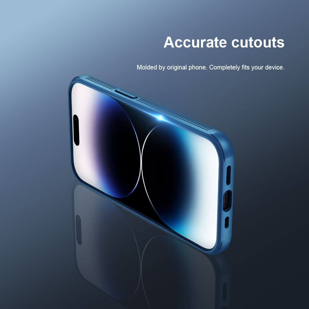 Ốp lưng maqsafe chống sốc cho iPhone 14 Pro Max bảo vệ Camera hiệu Nillkin Camshield Pro chống sốc cực tốt, chất liệu cao cấp, có khung & nắp đậy bảo vệ Camera - hàng nhập khẩu
