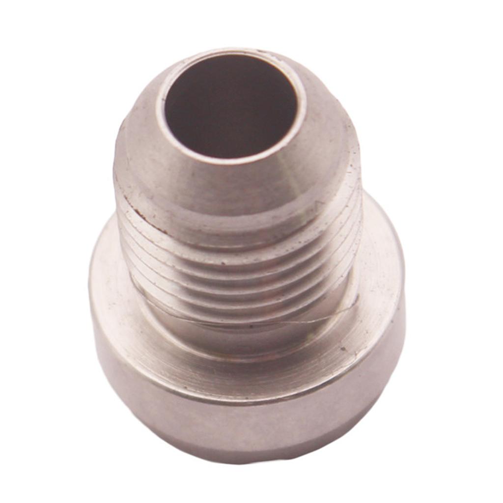 2X AN-6 MILD STEEL WELD ON BUNG Hose Fitting Adapter Fuel Oil Tank