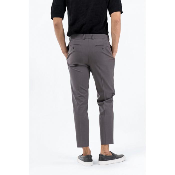 QUẦN VẢI NAM TEXTURE FORM SLIM CROP - 10F22PFO007 | LASTORE MENSWEAR