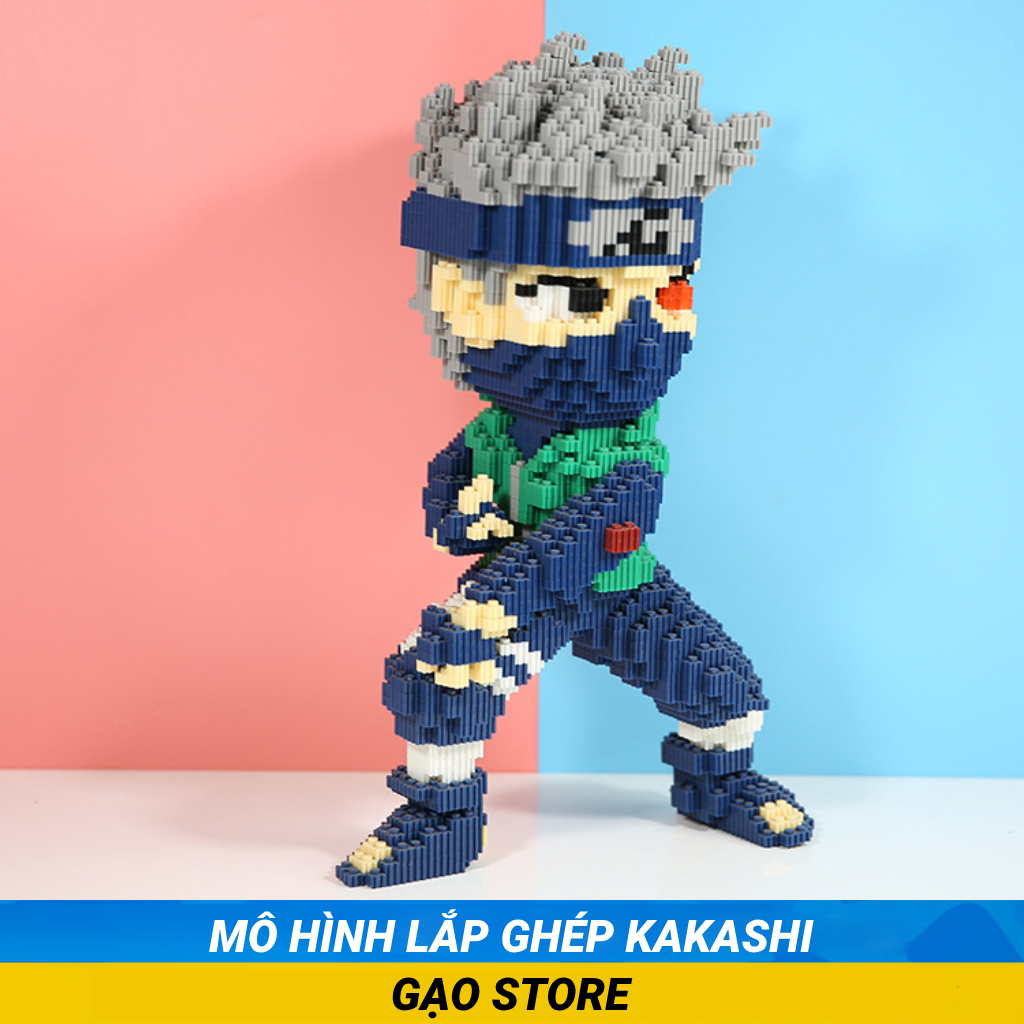 Bộ Mô Hình Đồ Chơi Lắp Ráp Xếp Hình 3D Nhân Vật Hoạt Hình Kakashi